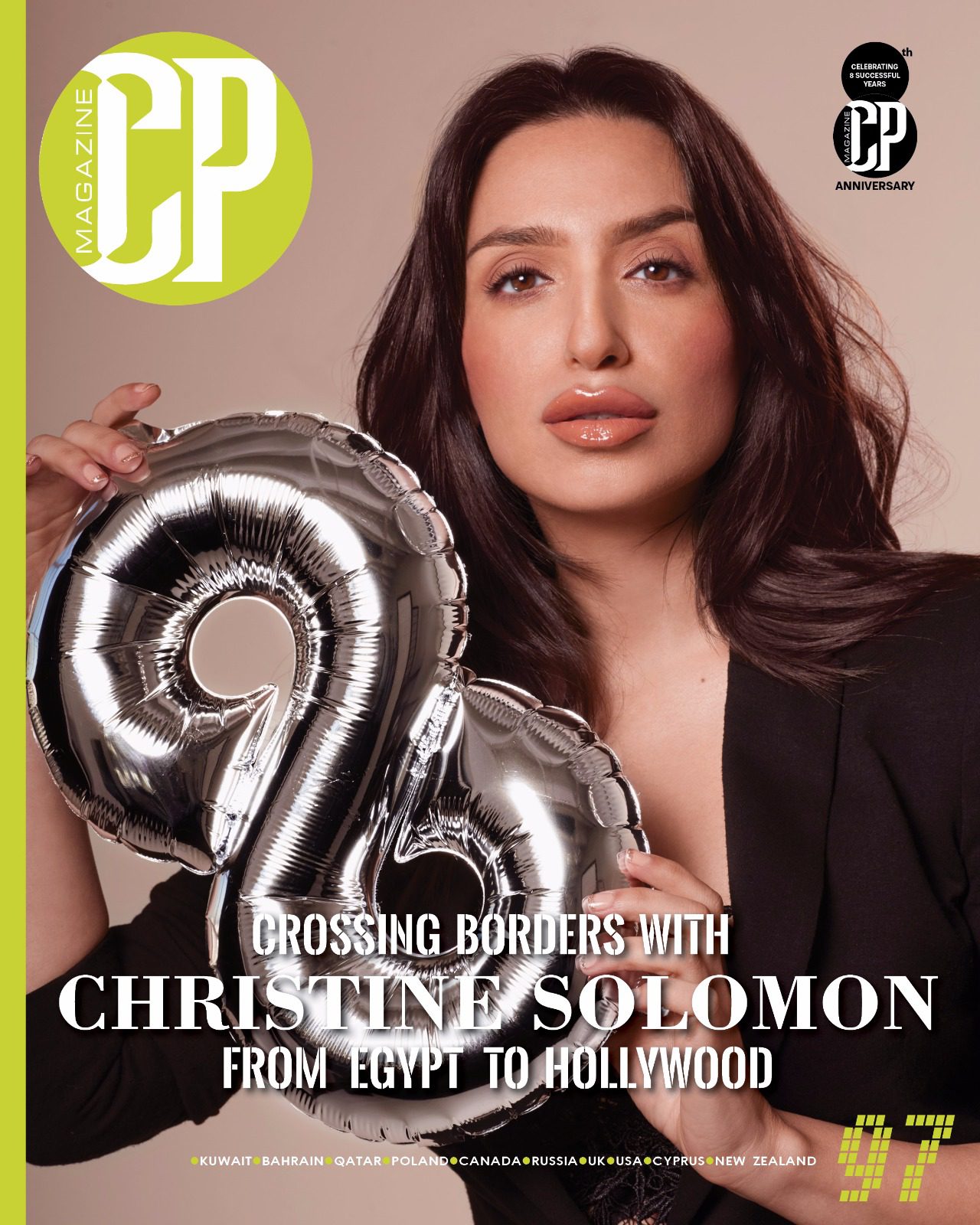 CP Magazine Cover with Christine Solomon photographed by Efren Beltran